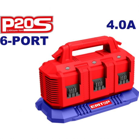 Emtop Altı Port 4.0 AH Şarj Cihazı