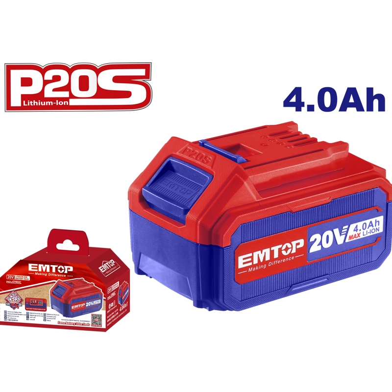 Emtop Li-ion Akü 4.0 AH