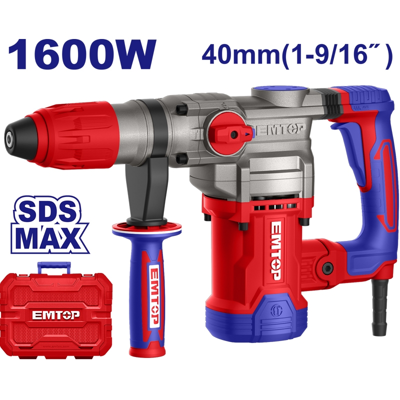 Emtop SDS Max Kırıcı Delici 1600 W 10.0 J