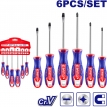 Emtop Mıknatıslı 6 Parça Tornavida Seti